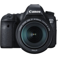 Canon EOS 6D - DSLR 20,2 MP (Display von 3,2-optischen Bildstabilisator, Full HD Video, GPS), Farbe schwarz - Kit mit EF 24 - 105 IS STM 3.5 - 5.6-22